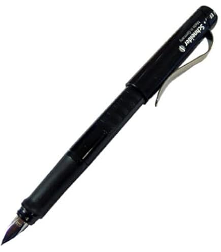 Amazon | シュナイダー(Schneider) ID 万年筆 ブラック/クローム